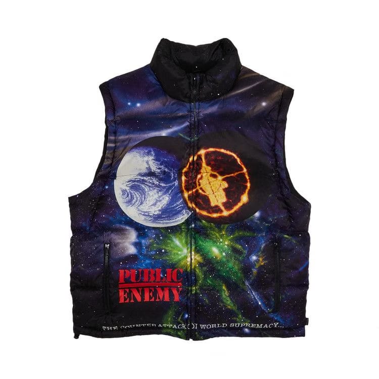 Supreme x Public Enemy x Undercover Puffer Jacket Black