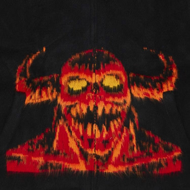 Supreme x Toy Machine Zip Up Hoodie Black