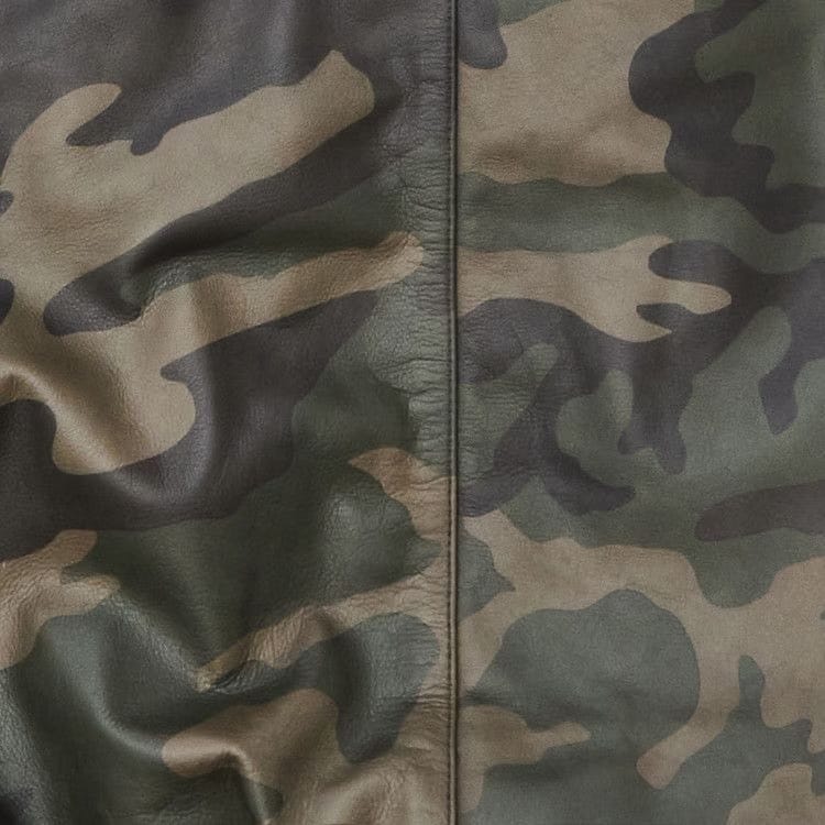 Supreme x Martithé + François Girbaud Hooded Leather Flight Bomber Jacket Woodland Camo