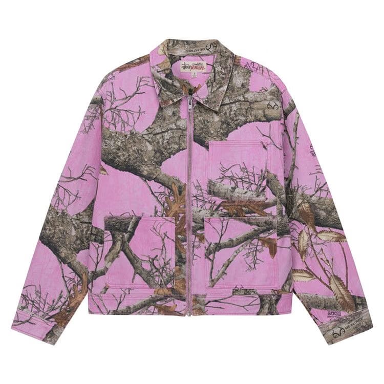 Stussy Realtree Edge Zip Work Jacket Pink