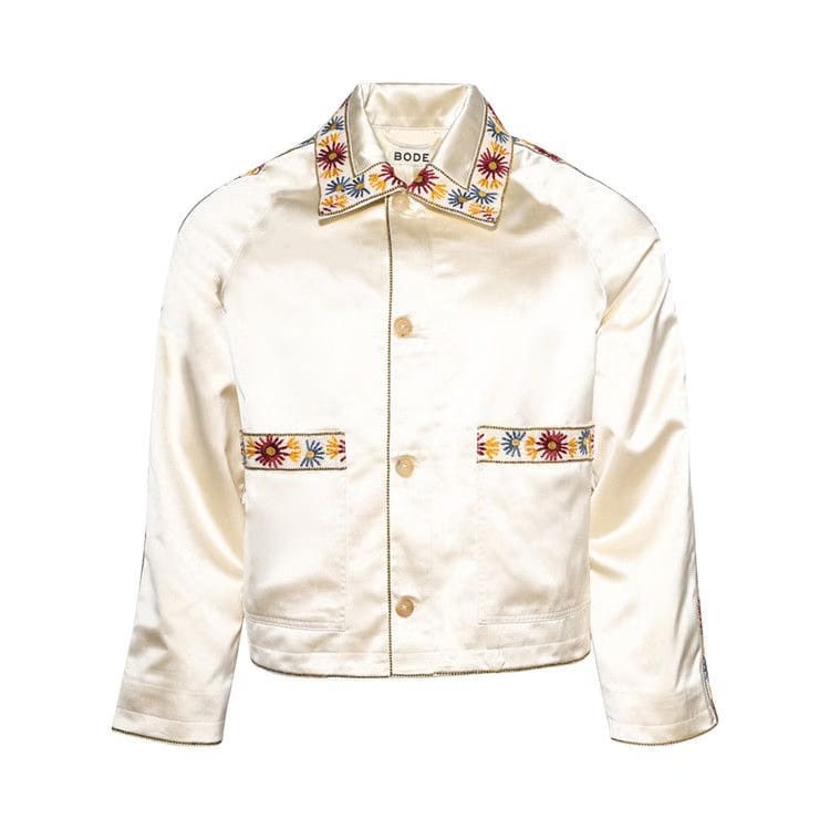Bode Candyfloss Jacket Cream