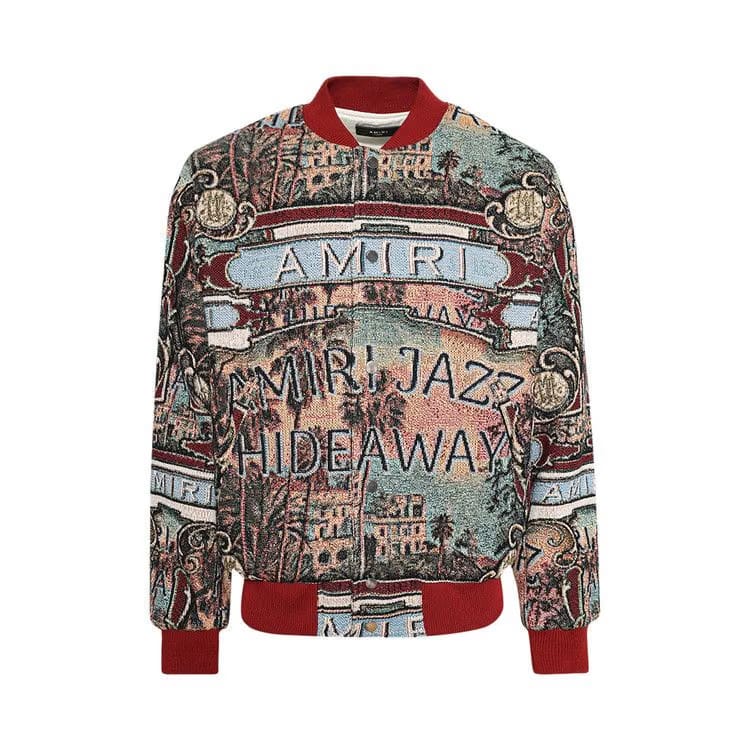 Amiri Jazz Hideaway Bomber Jacket Multicolor