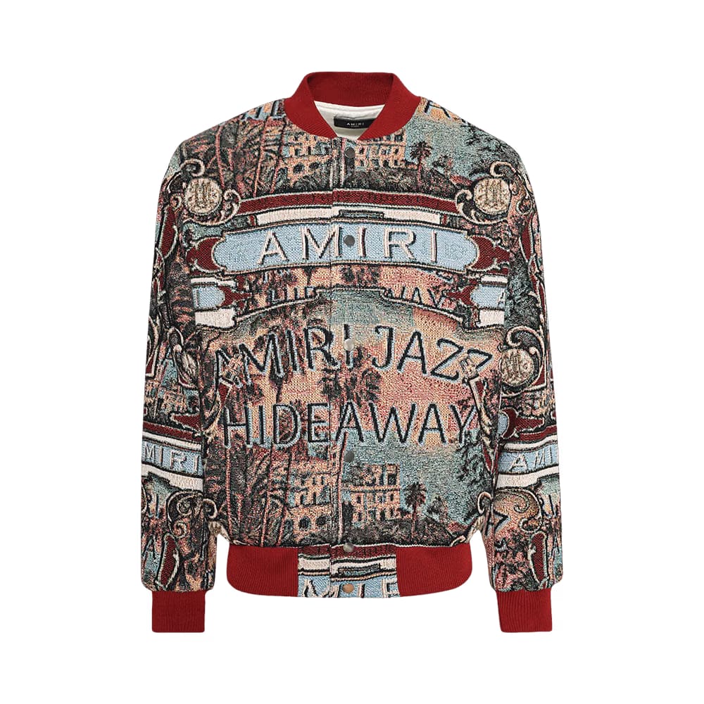 Amiri Jazz Hideaway Bomber Jacket Multicolor