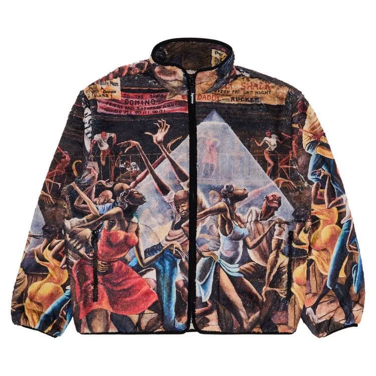 Supreme x Ernie Barnes Fleece Jacket Multicolor