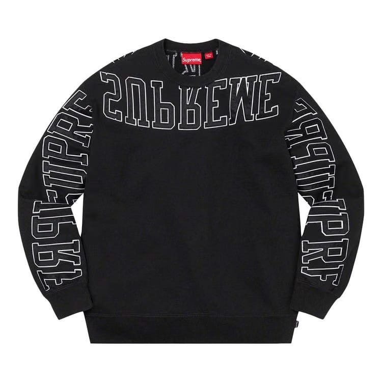 Supreme Multi Arc Crewneck Black
