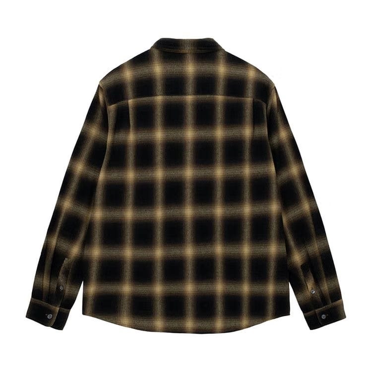 Stussy Pete Plaid Shirt Mustard