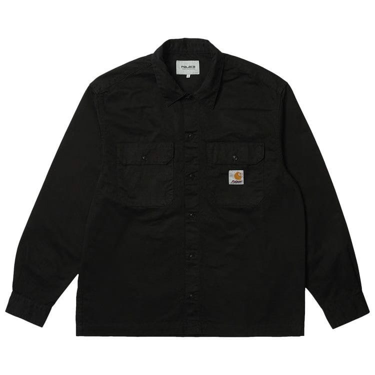Carhartt WIP x Palace Long-Sleeve Master Shirt Washed Black