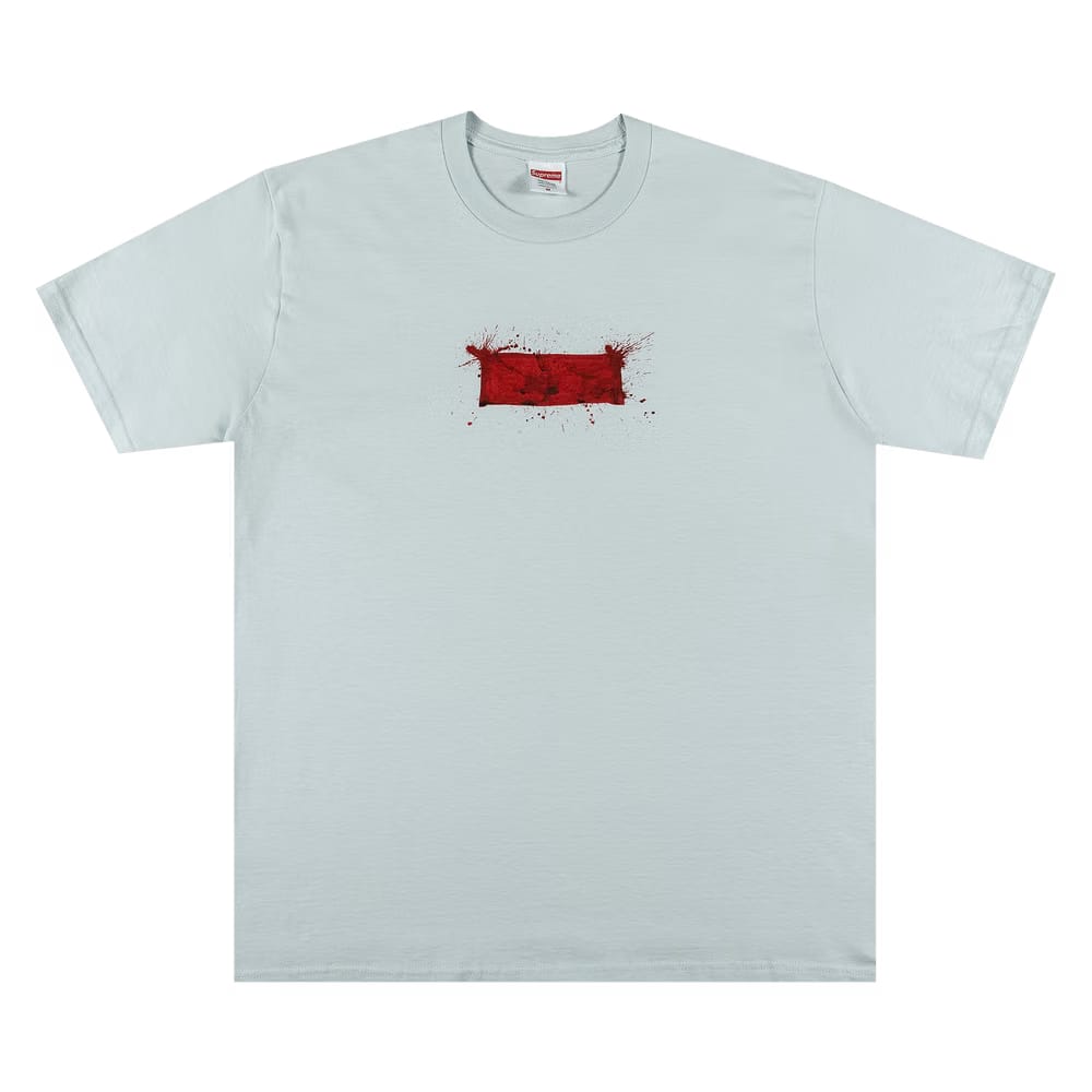 Supreme Ralph Steadman Box Logo T-Shirt Pale Blue