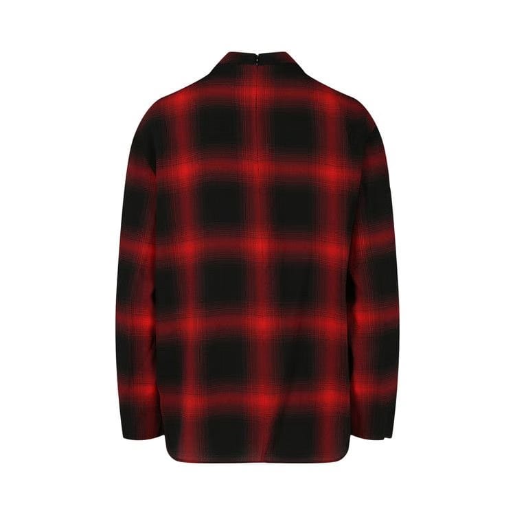 Stella McCartney Zadie Silk Top Black/Red