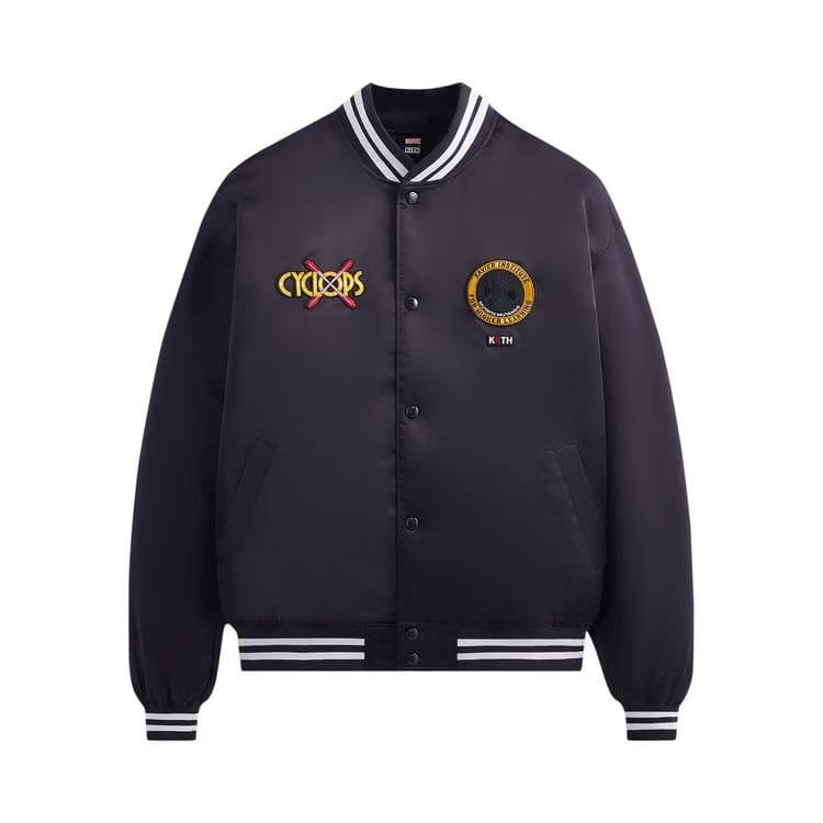 Kith For X-Men Cyclops Satin Bomber Jacket Ink