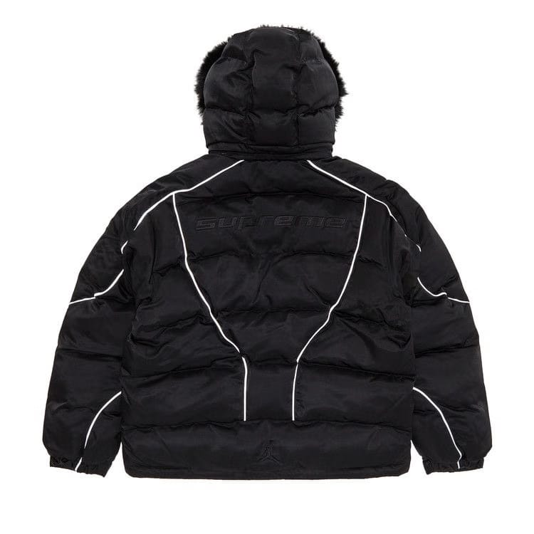 Supreme x Jordan Puffer Jacket Black