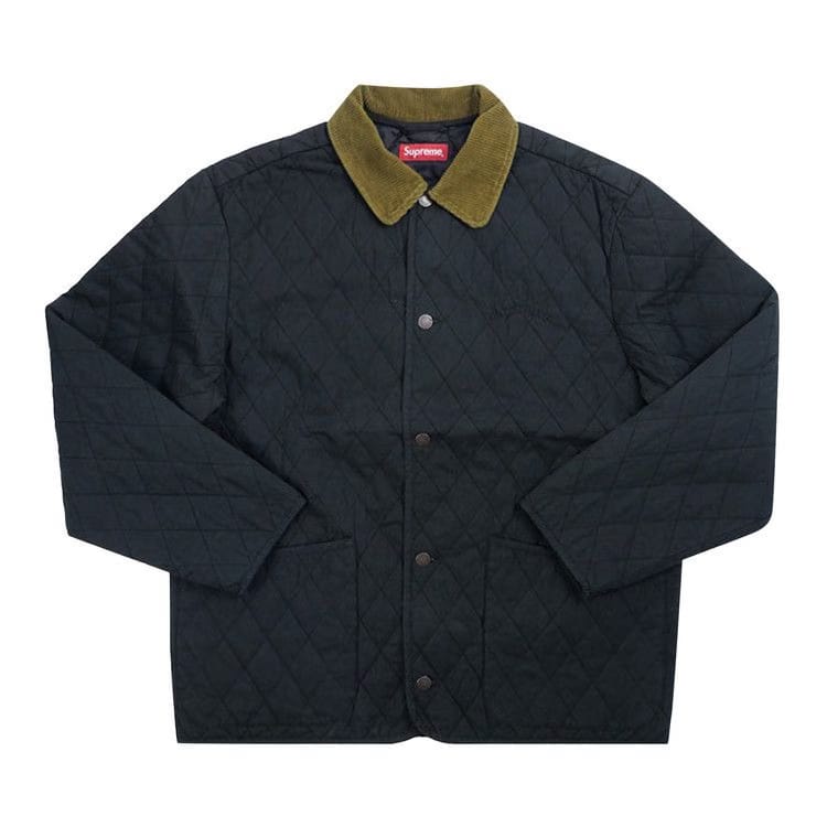 Supreme Quilted Paisley Jacket Black