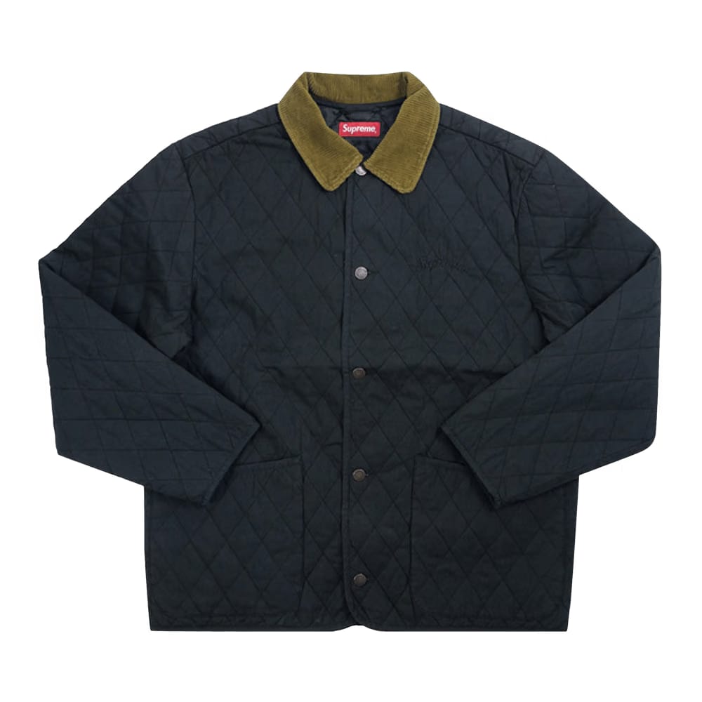 Supreme Quilted Paisley Jacket Black