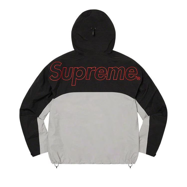 Supreme x The North Face Taped Seam Shell Jacket Grey