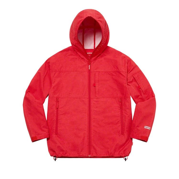Supreme Full Zip Facemask Jacket Red