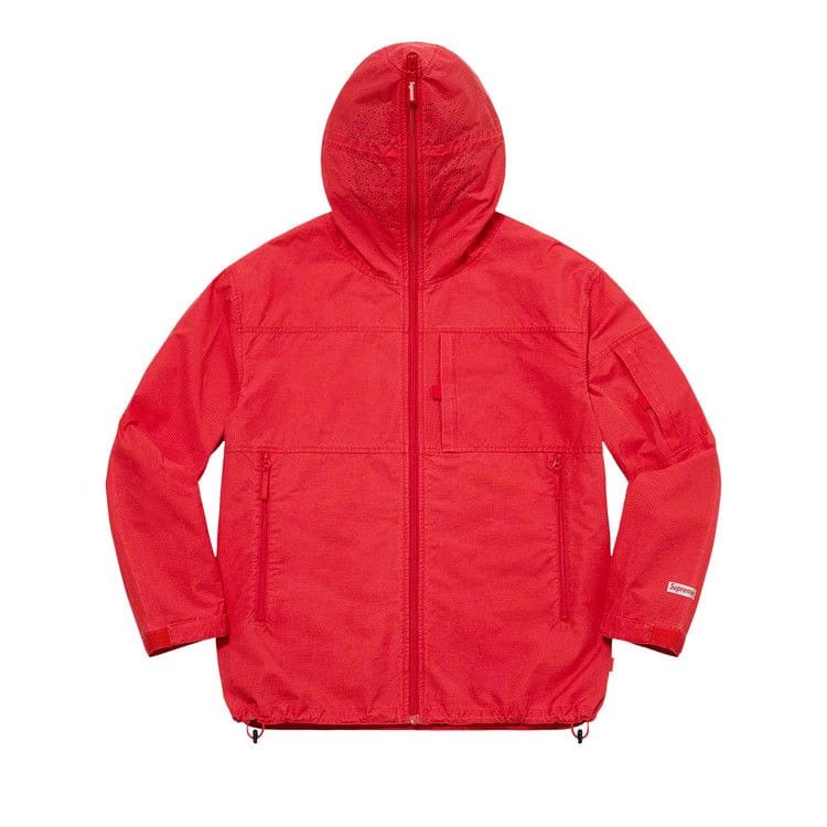 Supreme Full Zip Facemask Jacket Red