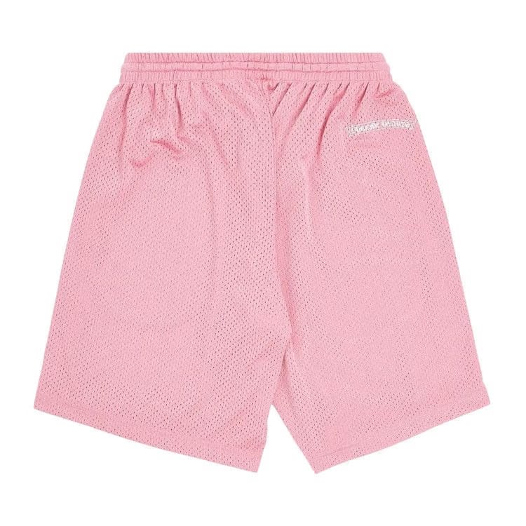 Chrome Hearts Love You Mesh Varsity Shorts Pink