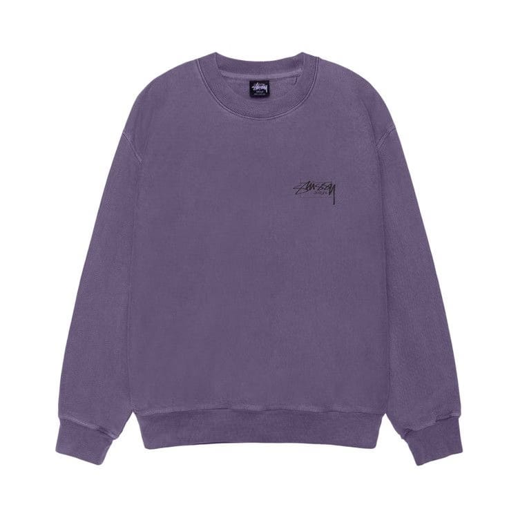 Stussy Modern Age Crew Pigment Dyed Grape