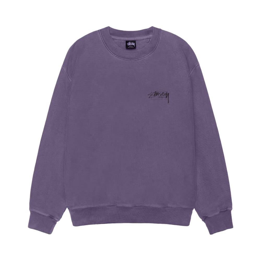 Stussy Modern Age Crew Pigment Dyed Grape