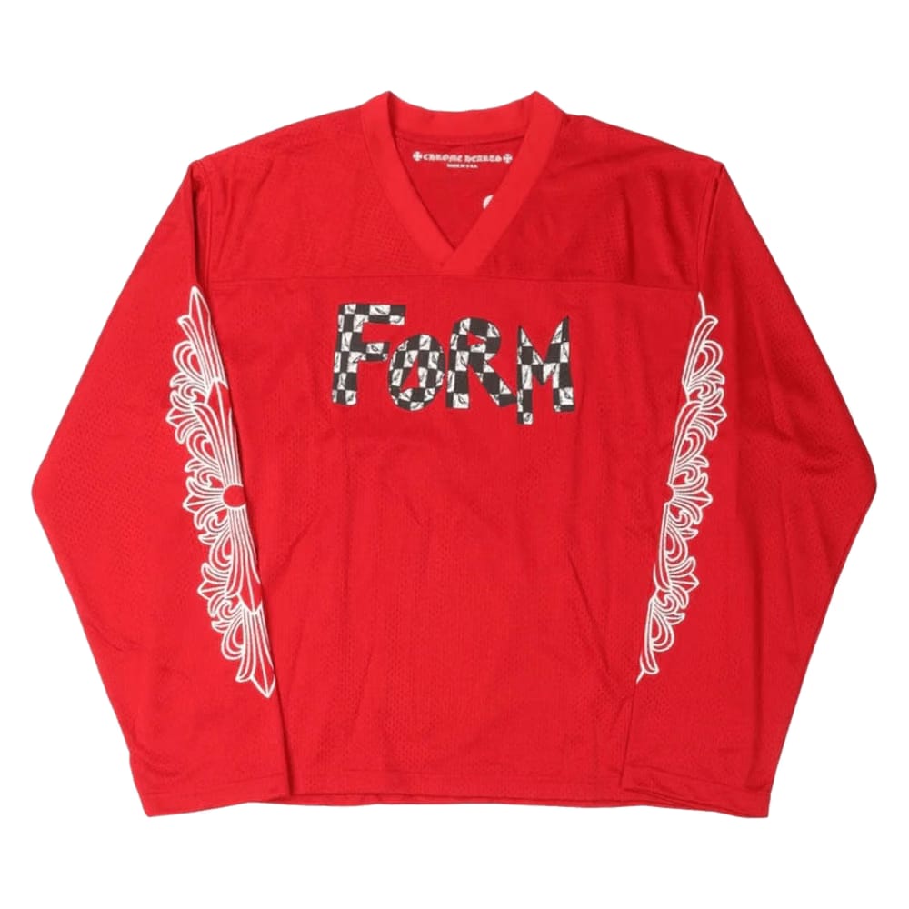 Chrome Hearts x Matty Boy FORM Long-Sleeve Jersey Red