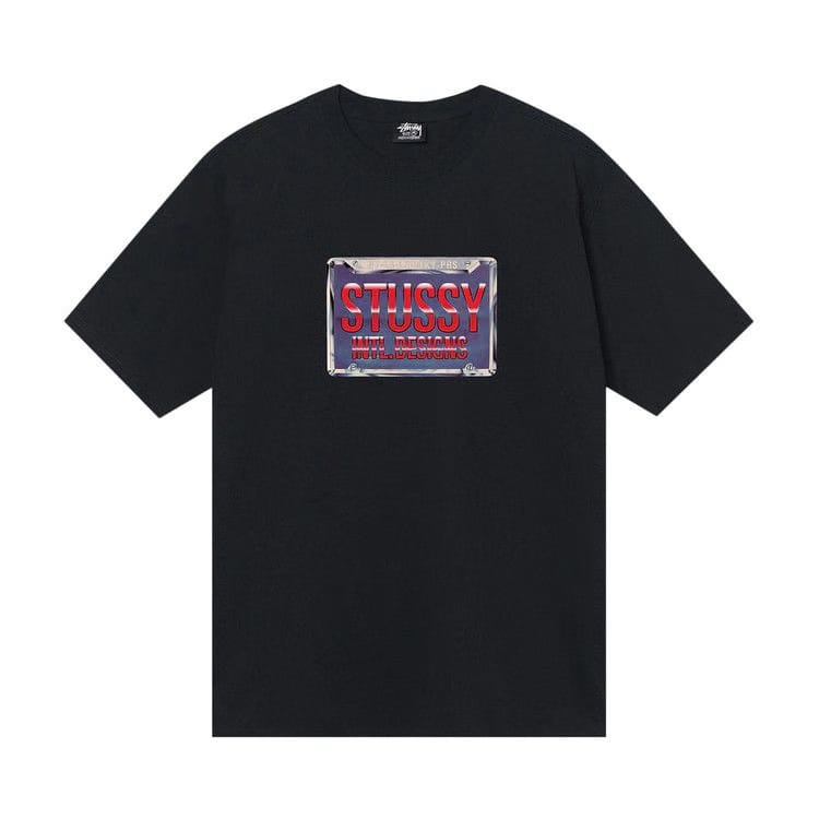 Stussy Plates T-Shirt Black