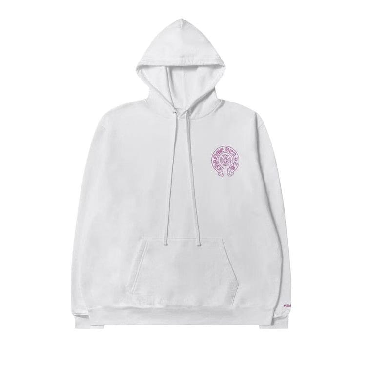 Chrome Hearts Hoodie Purple Glitter