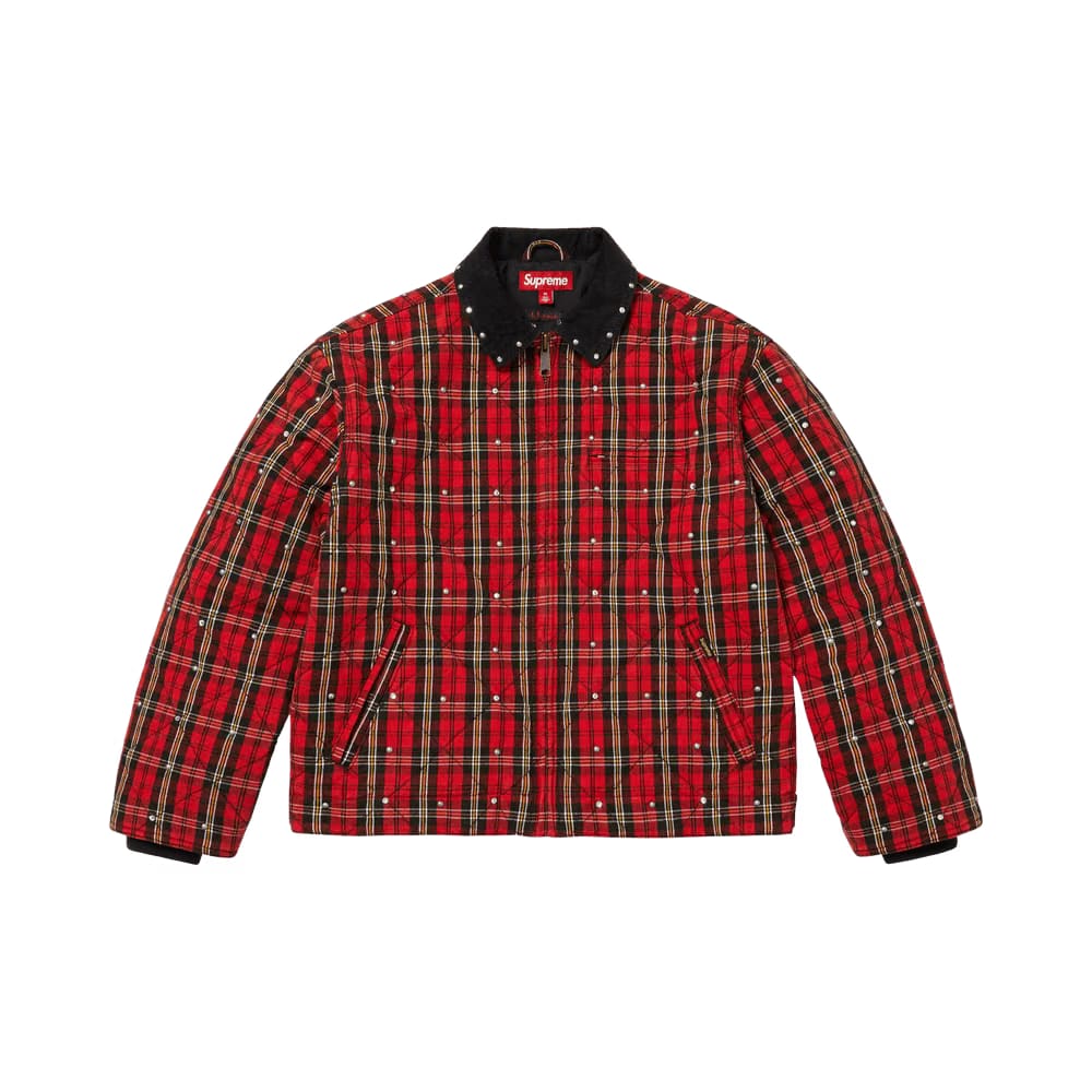 Supreme x B.B. Simon Quilted Work Jacket Plaid