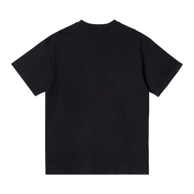 Carhartt WIP American Script Shorts-Sleeve T-Shirt Black