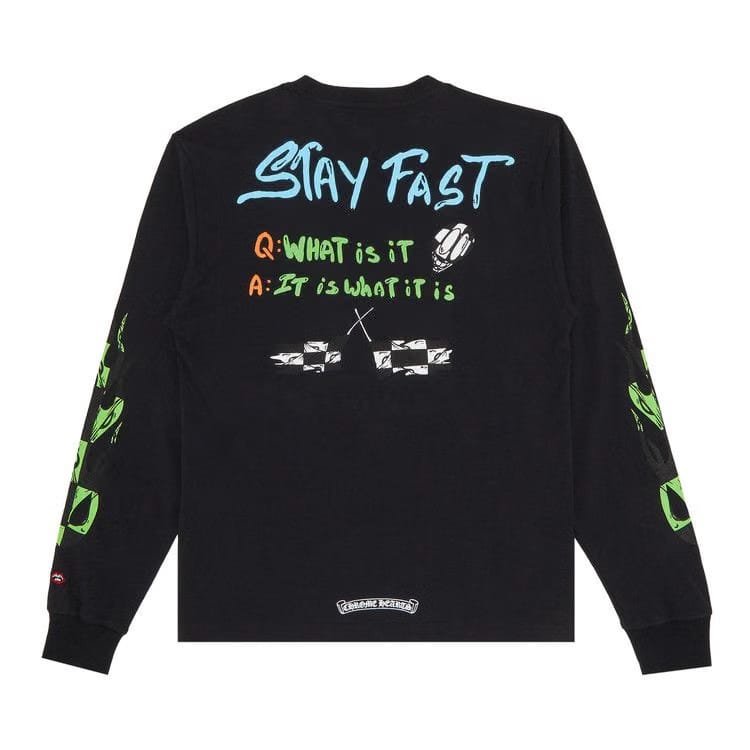 Chrome Hearts x Matty Boy Sex Records Flame Long-Sleeve Black