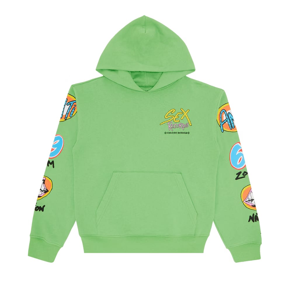 Chrome Hearts x Matty Boy Sex Records Hoodie Green