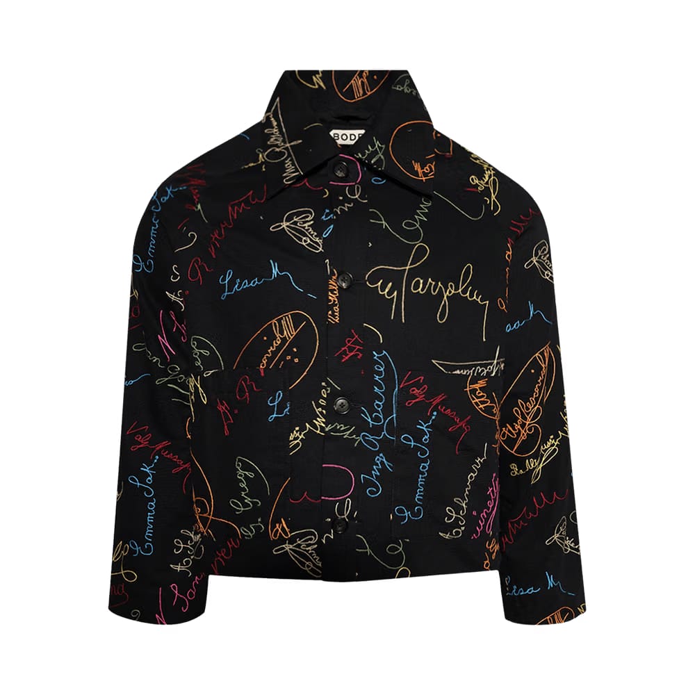 Bode Signature Scrawl Jacket Black/Multicolor