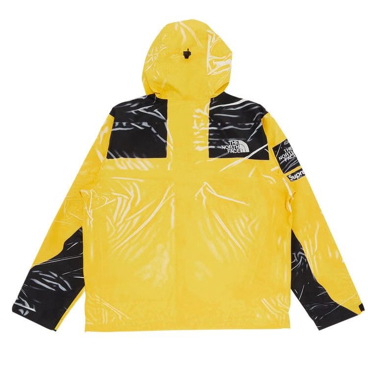 Supreme x The North Face Printed Taped Seam Shell Jacket Yellow