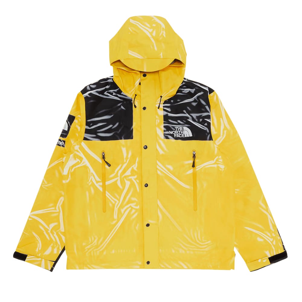 Supreme x The North Face Printed Taped Seam Shell Jacket Yellow