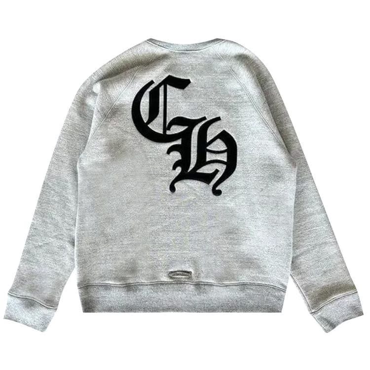 Chrome Hearts Triple Cross Crewneck Grey