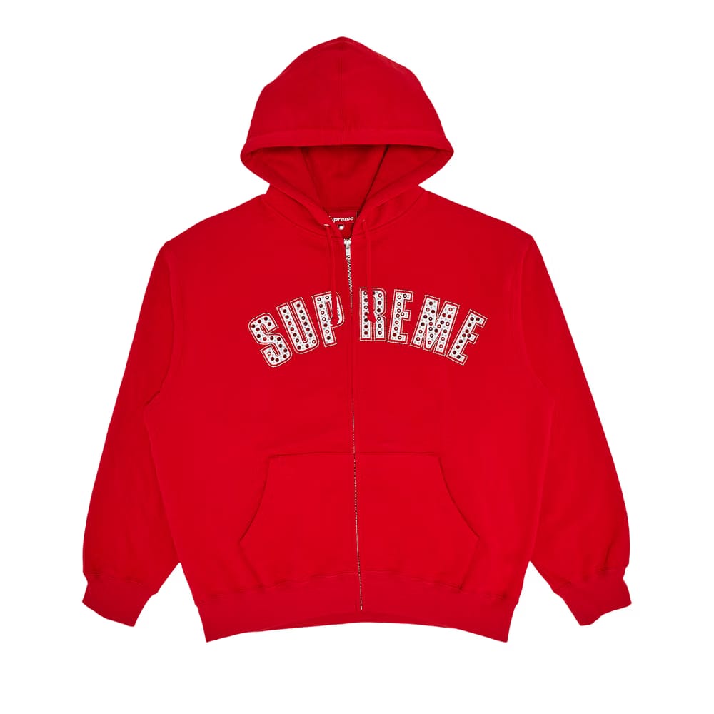 Supreme x B.B. Simon Zip Up Hoodie Red