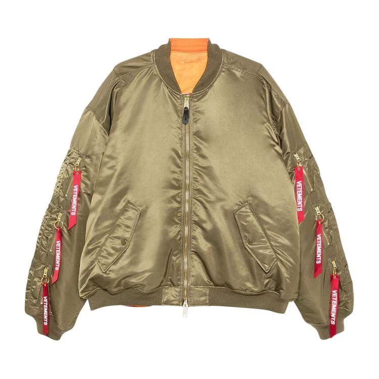 Vetements Cargo Bomber Jacket Green