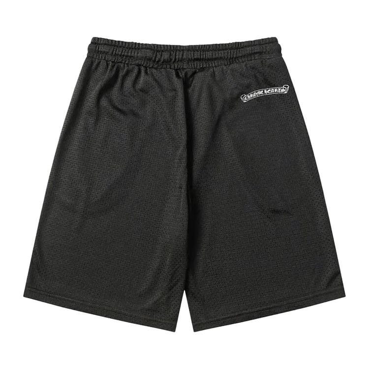 Chrome Hearts Mesh Varsity Shorts Black