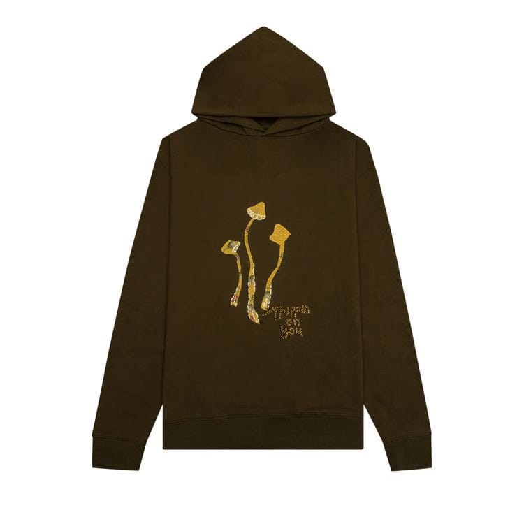 Maison Margiela Mushroom Long-Sleeve Hoodie Military Olive