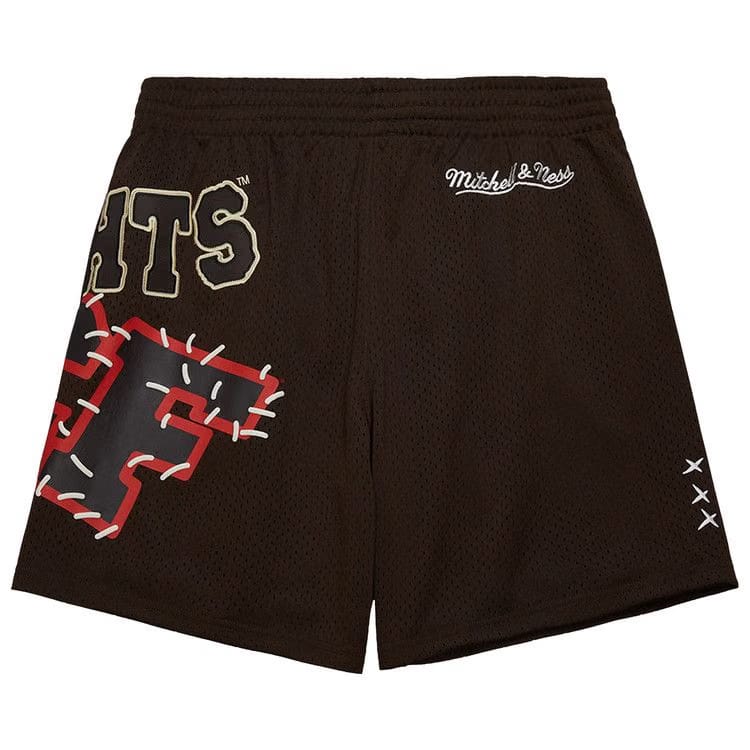 Cactus Jack by Travis Scott x Mitchell & Ness University Of Central Florida Shorts Brown