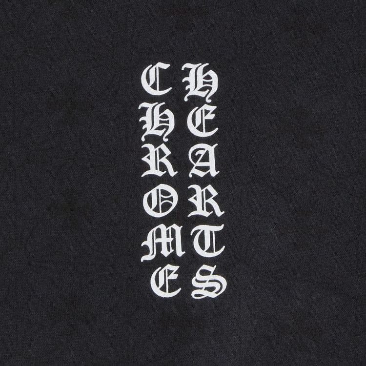 Chrome Hearts Plus Cross Allover Print Horseshoe Logo Hoodie Black