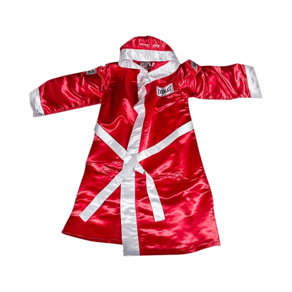 Supreme x Everlast Satin Hooded Boxing Robe Red