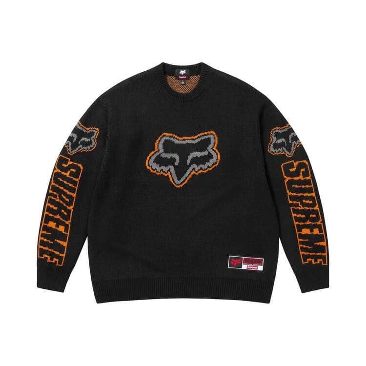 Supreme x Fox Racing Sweater Black
