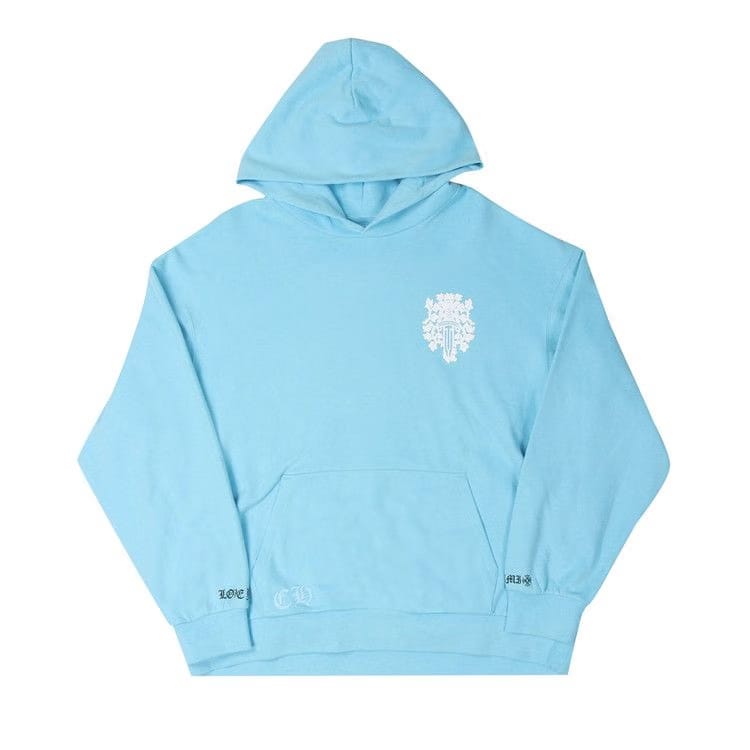 Chrome Hearts Miami Dagger Logo Hoodie Blue
