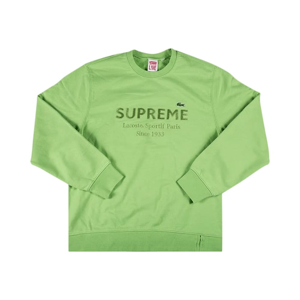 Supreme x Lacoste Crewneck Green