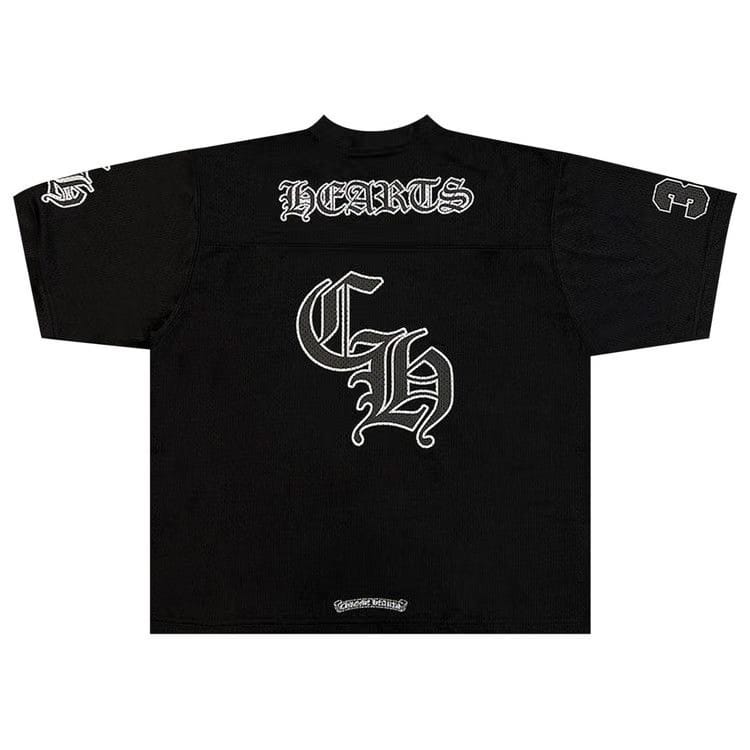 Chrome Hearts Mesh Stadium Football Jersey Black