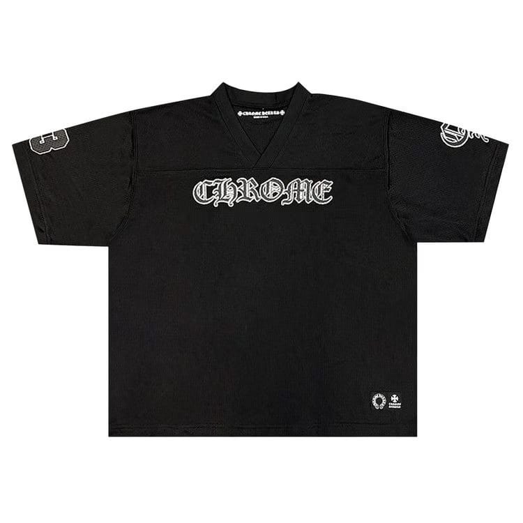 Chrome Hearts Mesh Stadium Football Jersey Black