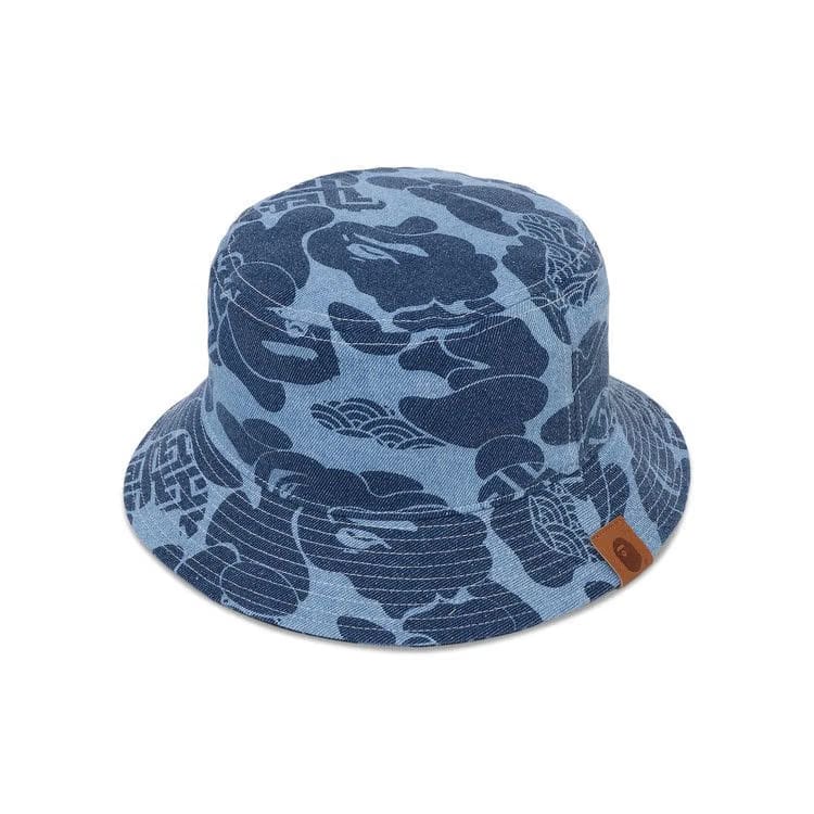 BAPE Asia Camo Denim Hat Indigo