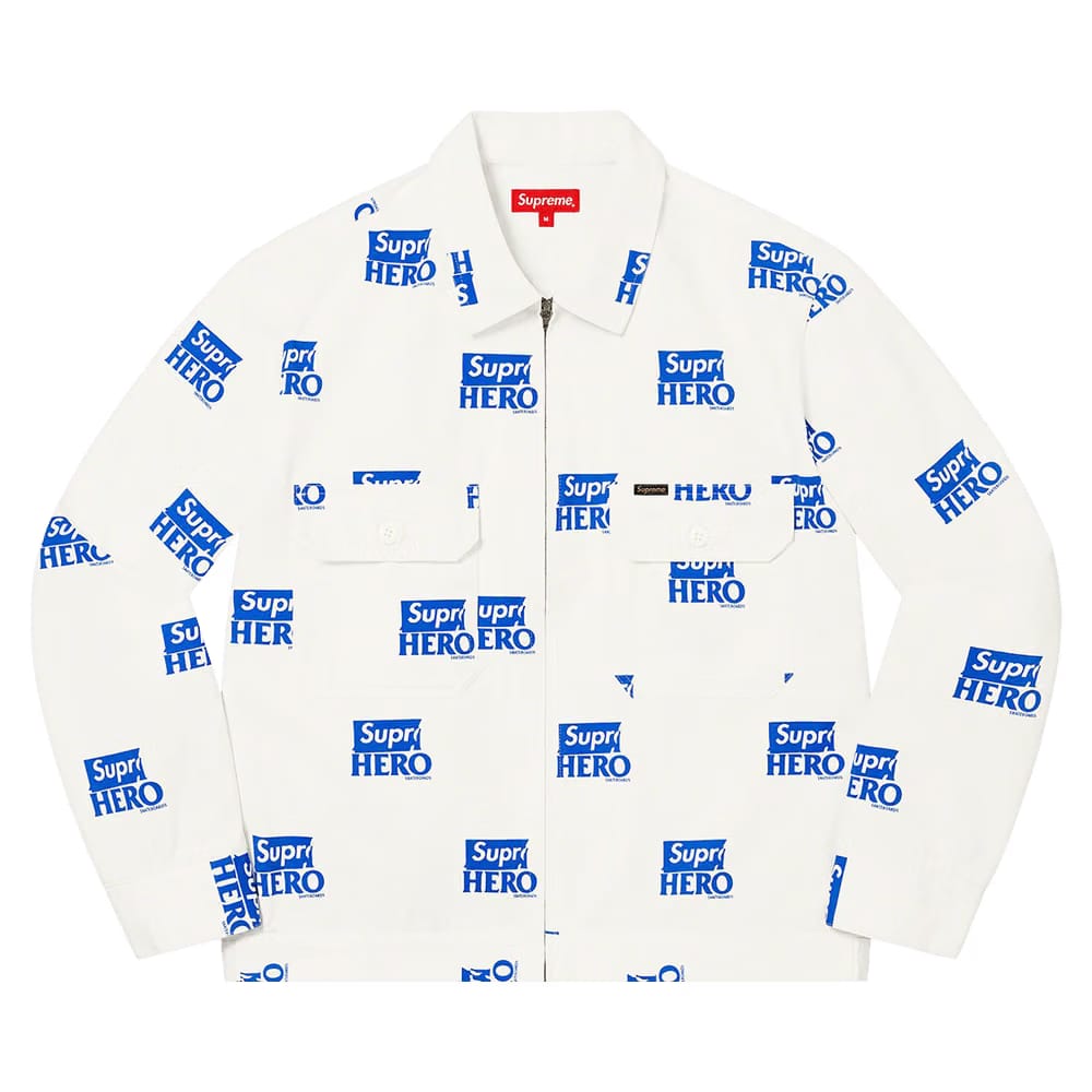 Supreme x ANTIHERO Work Jacket White