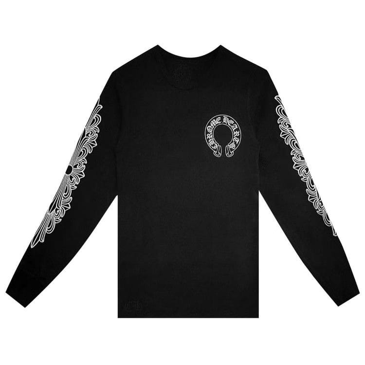 Chrome Hearts Horseshoe Thermal Waffle T-Shirt Black