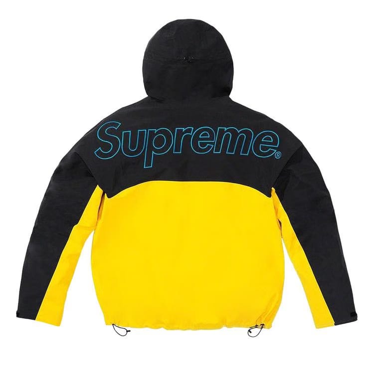 Supreme x The North Face Taped Seam Shell Jacket Yellow